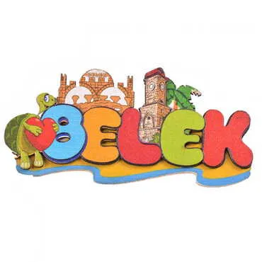 Toptan Belek Temalı Uv Baskılı Yazı Magnet - 9