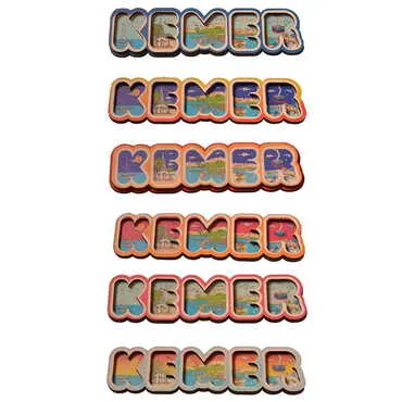 Toptan Kemer Temalı Uv Baskılı Yazı Magnet - 2