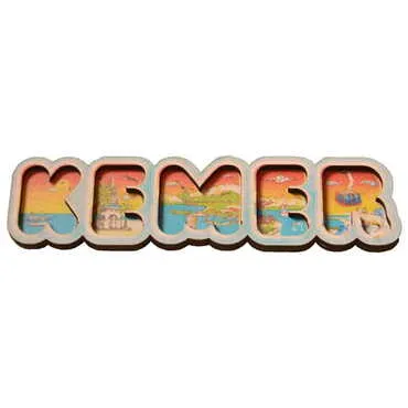 Toptan Kemer Temalı Uv Baskılı Yazı Magnet - 4
