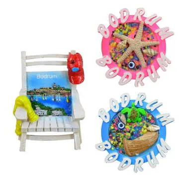 Bodrum Themed Polyester Fridge Magnet - 2