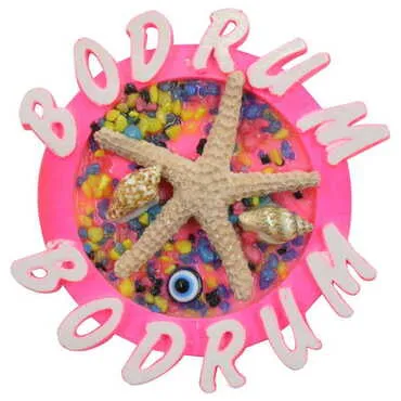 Bodrum Themed Polyester Fridge Magnet - 5