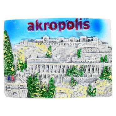 Toptan Bergama Temalı Polyester Magnet - 3