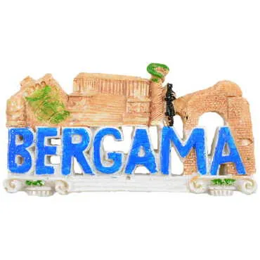 Toptan Bergama Temalı Polyester Magnet - 6