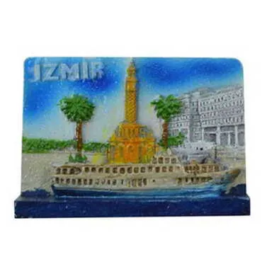 Izmir Themed Polyester Fridge Magnet - 4