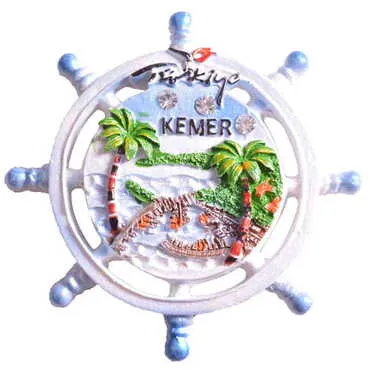 Kemer Themed Polyester Fridge Magnet - 5