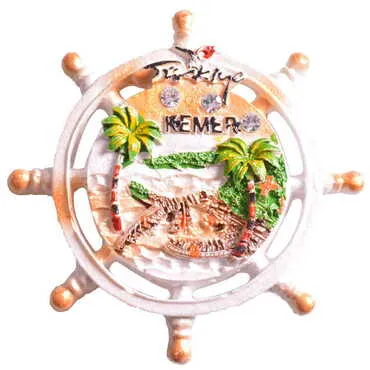 Kemer Themed Polyester Fridge Magnet - 6