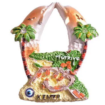 Kemer Themed Polyester Fridge Magnet - 16
