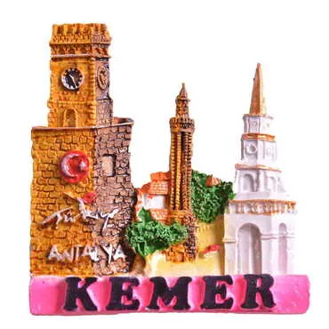 Kemer Themed Polyester Fridge Magnet - 24