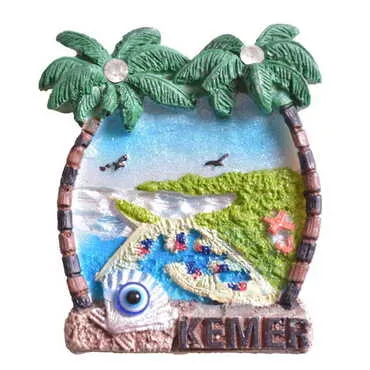 Kemer Themed Polyester Fridge Magnet - 38