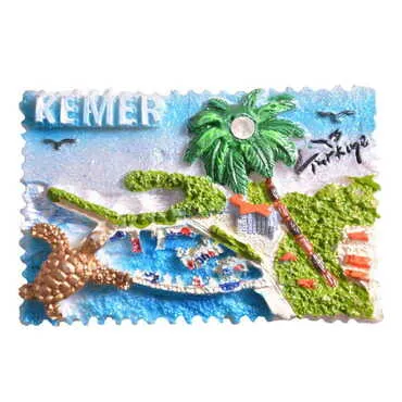 Kemer Themed Polyester Fridge Magnet - 39