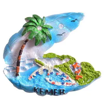 Kemer Themed Polyester Fridge Magnet - 47