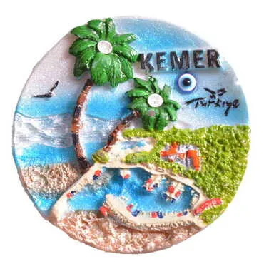 Kemer Themed Polyester Fridge Magnet - 50