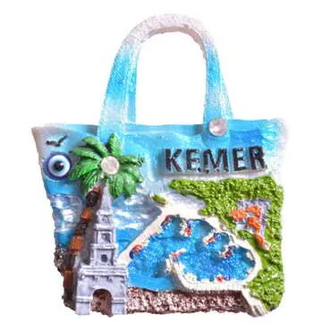 Kemer Themed Polyester Fridge Magnet - 51