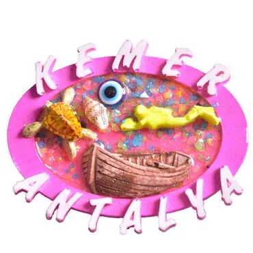 Kemer Themed Polyester Fridge Magnet - 53