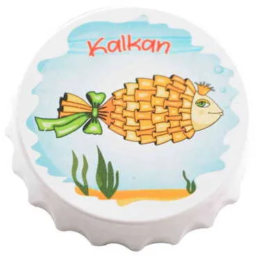 Toptan Kalkan Temalı Uv Baskılı Kapak Açacak Magnet 63x15 mm - 8