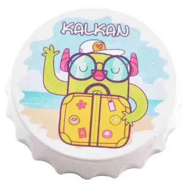 Toptan Kalkan Temalı Uv Baskılı Kapak Açacak Magnet 63x15 mm - 12