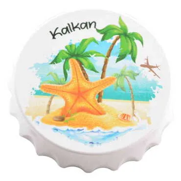 Toptan Kalkan Temalı Uv Baskılı Kapak Açacak Magnet 63x15 mm - 18