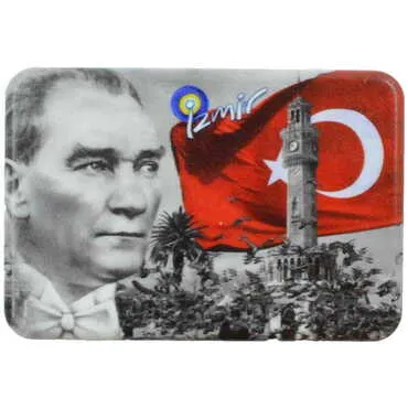 Toptan Atatürk Temalı Uv Baskılı Magnet 80x50 mm - 5