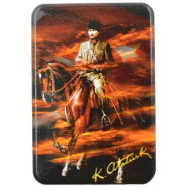 Toptan Atatürk Temalı Uv Baskılı Magnet 80x50 mm - 7