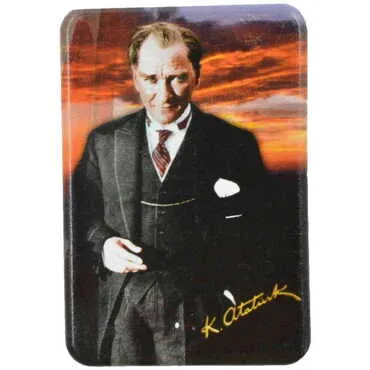 Toptan Atatürk Temalı Uv Baskılı Magnet 80x50 mm - 8
