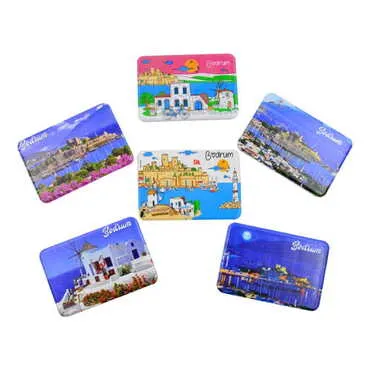 Toptan Bodrum Temalı Uv Baskılı Magnet 80x50 mm - 4
