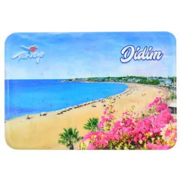 Didim Themed Customised UV Printed Plastic Base Rectangle Fridge Magnet 80x50 mm - 10