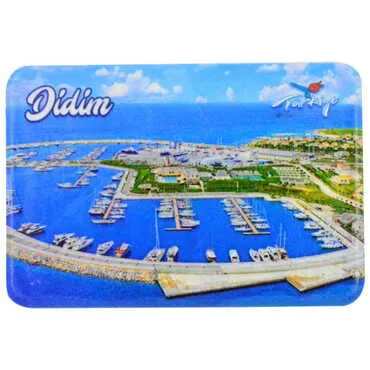Didim Themed Customised UV Printed Plastic Base Rectangle Fridge Magnet 80x50 mm - 13