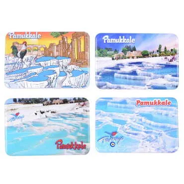 Toptan Pamukkale Temalı Uv Baskılı Magnet 80x50 mm - 5