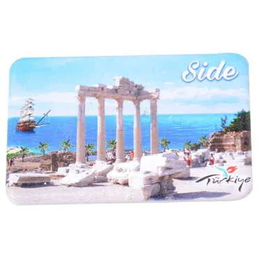 Side Themed Customised UV Printed Plastic Base Rectangle Fridge Magnet 80x50 mm - 4