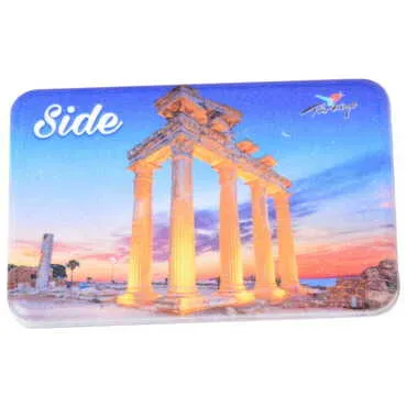 Side Themed Customised UV Printed Plastic Base Rectangle Fridge Magnet 80x50 mm - 5