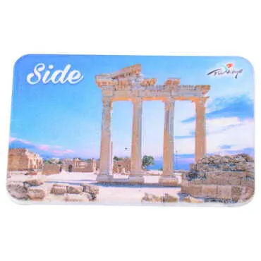 Side Themed Customised UV Printed Plastic Base Rectangle Fridge Magnet 80x50 mm - 6