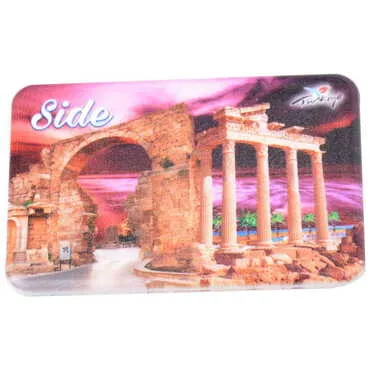 Side Themed Customised UV Printed Plastic Base Rectangle Fridge Magnet 80x50 mm - 8