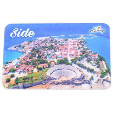 Side Themed Customised UV Printed Plastic Base Rectangle Fridge Magnet 80x50 mm - 9