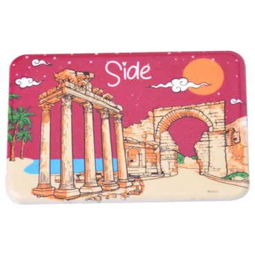 Side Themed Customised UV Printed Plastic Base Rectangle Fridge Magnet 80x50 mm - 10
