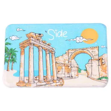 Side Themed Customised UV Printed Plastic Base Rectangle Fridge Magnet 80x50 mm - 11