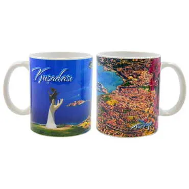 Toptan Kuşadası Temalı Özel Baskili Kupa 80*95 Mm - 5