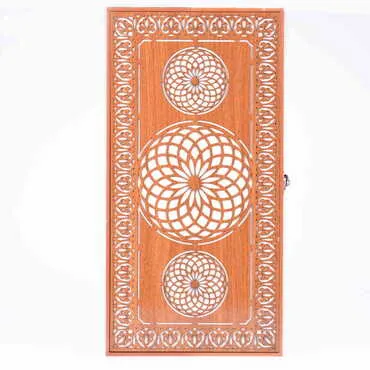 Customised Wooden Engraved Raised Backgammon - 18