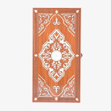 Customised Wooden Engraved Raised Backgammon - 19