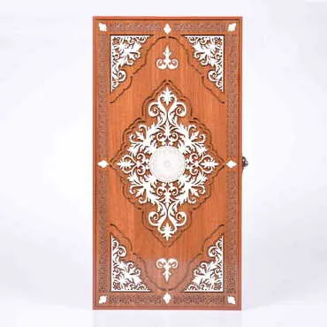 Customised Wooden Engraved Raised Backgammon - 20