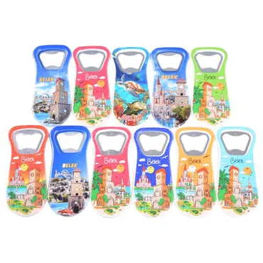 Belek Themed Customised Uv Printed Plastic Base Plastic Base Bottle Opener 95x43 mm - 3