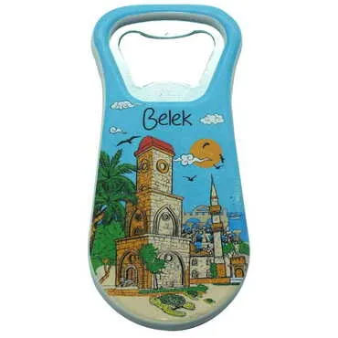 Belek Themed Customised Uv Printed Plastic Base Plastic Base Bottle Opener 95x43 mm - 6