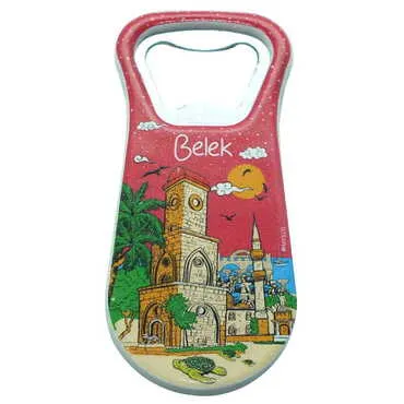 Belek Themed Customised Uv Printed Plastic Base Plastic Base Bottle Opener 95x43 mm - 7
