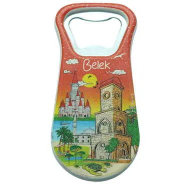 Belek Themed Customised Uv Printed Plastic Base Plastic Base Bottle Opener 95x43 mm - 8