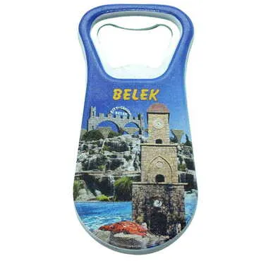 Belek Themed Customised Uv Printed Plastic Base Plastic Base Bottle Opener 95x43 mm - 13