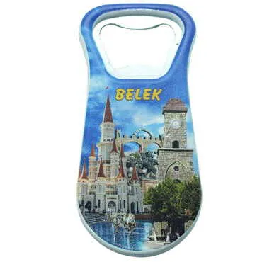 Belek Themed Customised Uv Printed Plastic Base Plastic Base Bottle Opener 95x43 mm - 14