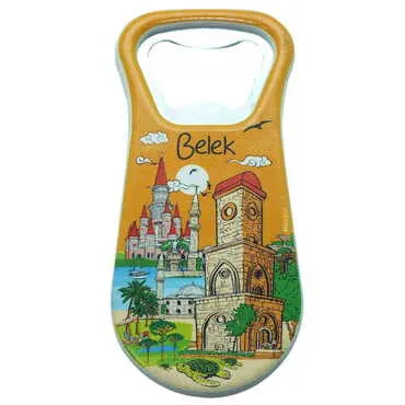 Belek Themed Customised Uv Printed Plastic Base Plastic Base Bottle Opener 95x43 mm - 15