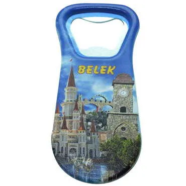 Belek Themed Customised Uv Printed Plastic Base Plastic Base Bottle Opener 95x43 mm - 16