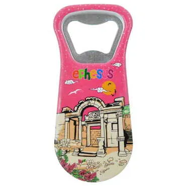 Ephesus Themed Customised Uv Printed Plastic Base Plastic Base Bottle Opener 95x43 mm - 8