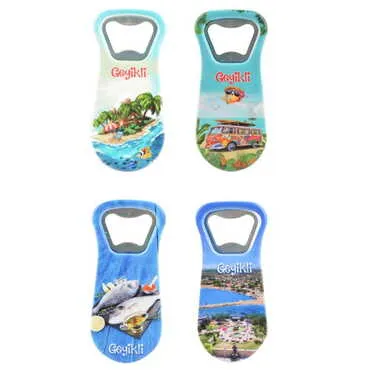 Geyikli Themed Customised Uv Printed  Plastic Base Plastic Base Bottle Opener 95x43 mm - 3