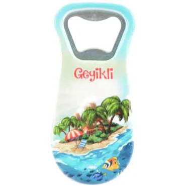 Geyikli Themed Customised Uv Printed  Plastic Base Plastic Base Bottle Opener 95x43 mm - 7
